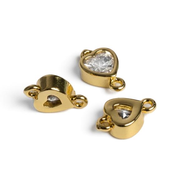 Szv kzdarab arany fehr cirkonnal