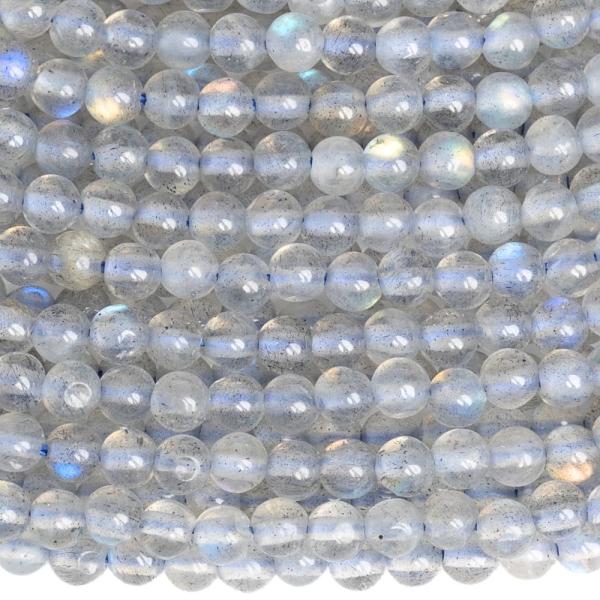 Labradorit gy�ngy�k 3 mm zsin�r