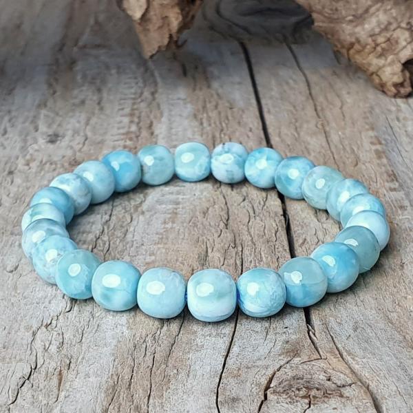 Karkt larimar vastag rondellk