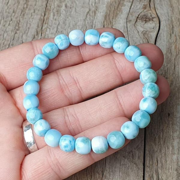 naramok-z-prirodneho-mineralu-larimar-tucne-rondelky-tyrkysovy-belasy-svetlomodry-elasti