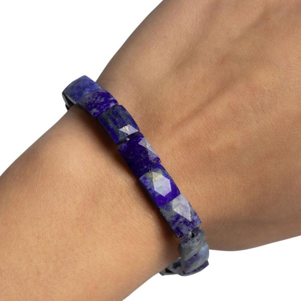 Karkt lpisz lazuli 8x10mm tglalapok csiszolt