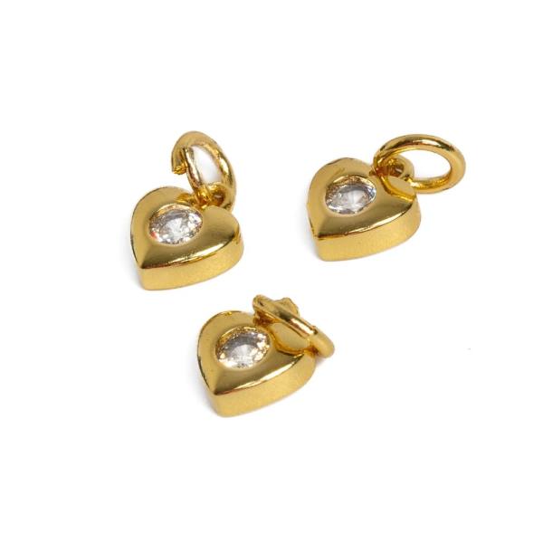 Miniszv medl arany fehr cirkonnal