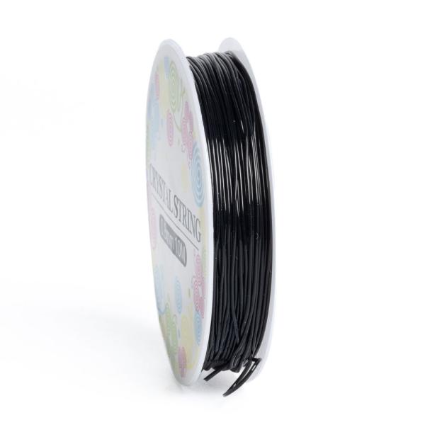 Rugalmas poliamid 0,8 mm fekete, spulni 10 m