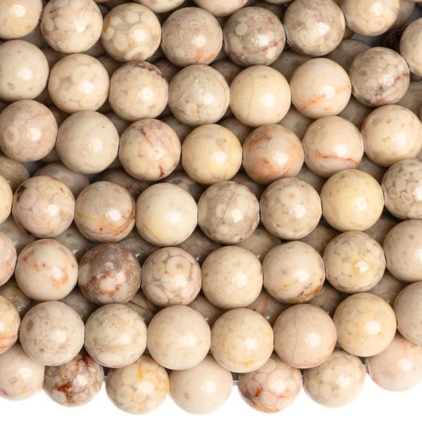 Jaspis Maifanit gy�ngy�k 8 mm zsin�r