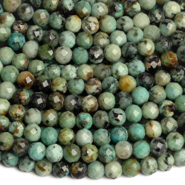 Afrikai trkiz gyngyk 3,5 mm csiszolt zsinr