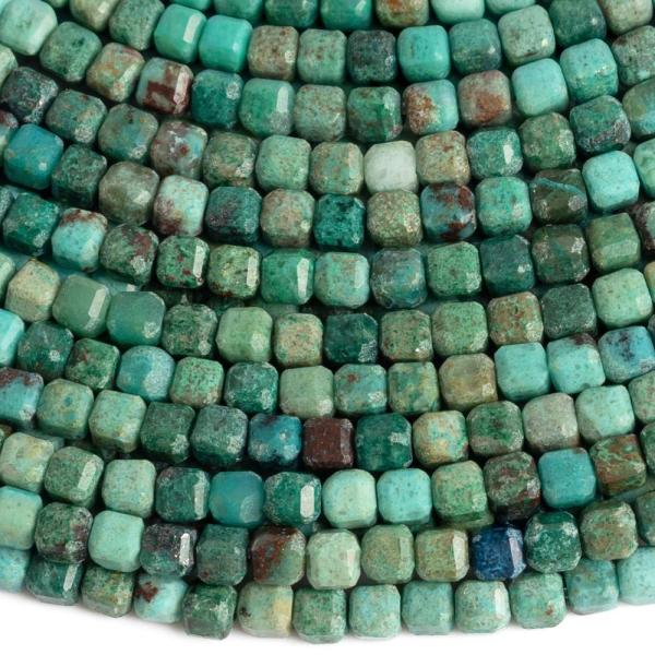 Krizokolla gyngyk 2,5 mm kockk csiszolt felhossz zsinr