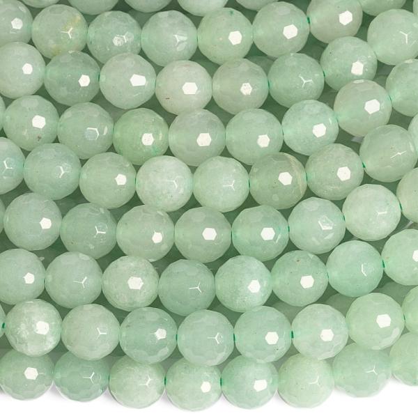 Aventurin zld gyngyk 8 mm csiszolt zsinr