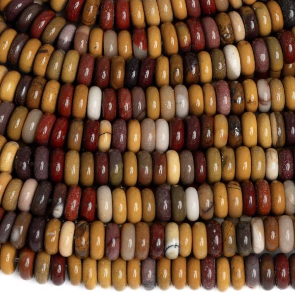 Mookait jspis gyngyk 6x2 mm keskeny fnk flhossz zsinr