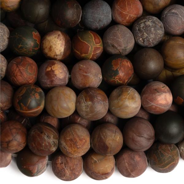 Picasso jspis gyngyk 8 mm matt zsinr