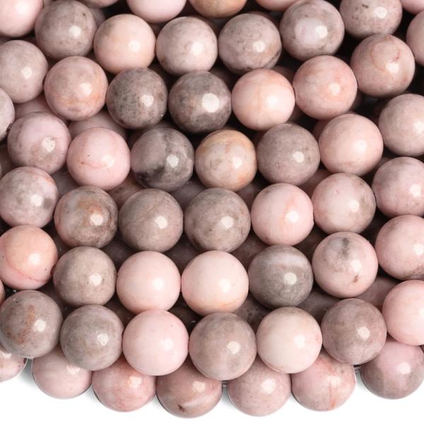 Rzsaszn zebra jspis gyngyk 8 mm zsinr