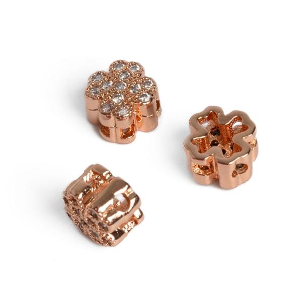 Mini ngylevel lhere gyngy rzsaarany fehr cirkonnal