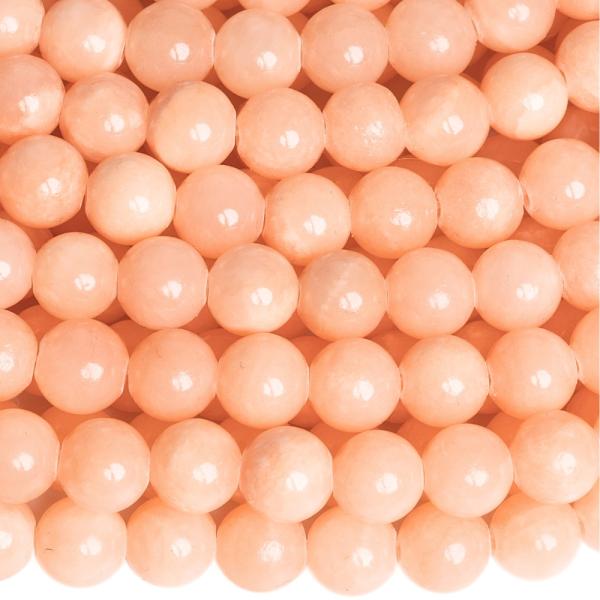 Jadeit gy�ngy�k 8 mm r�zsasz�n aventurin ut�nzat zsin�r