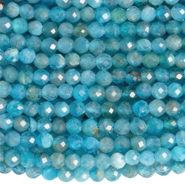 Apatit  gy�ngy�k 2 mm csiszolt zsin�r