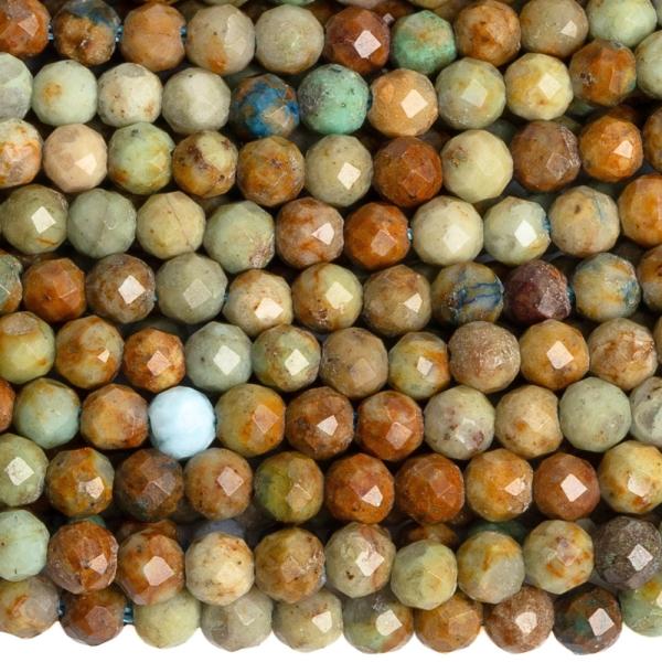 T�rkiz Peru kevert sz�nek gy�ngy�k 3 mm csiszolt zsin�r