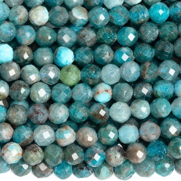 Apatit kevert sz�nek gy�ngy�k 3 mm csiszolt zsin�r