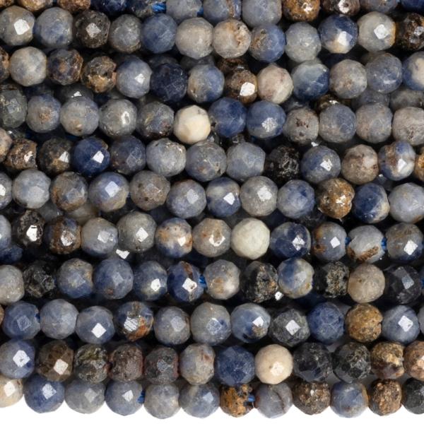 Zaf�r kevert sz�nek gy�ngy�k 2,5 mm csiszolt zsin�r