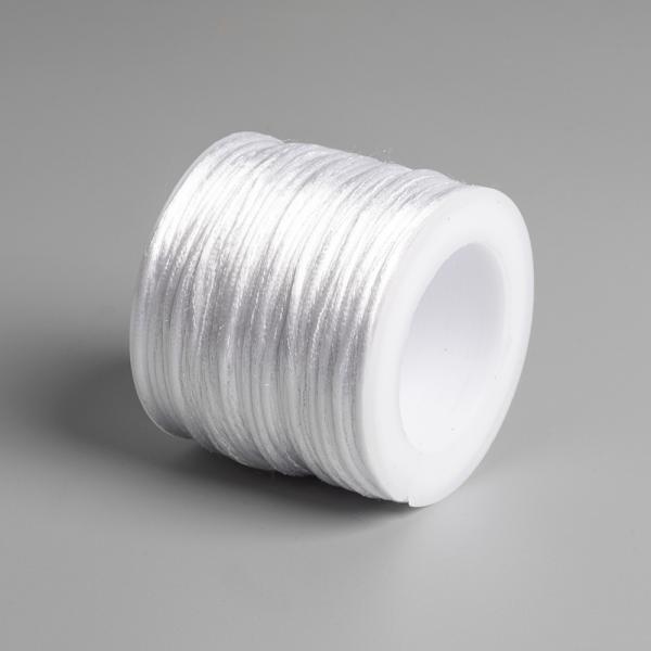 Szat�n zsin�r 1 mm feh�r spulni kb. 30 m