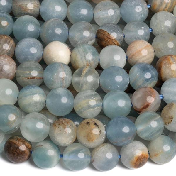 Kalcit barna gyngyk 8 mm flhossz zsinr