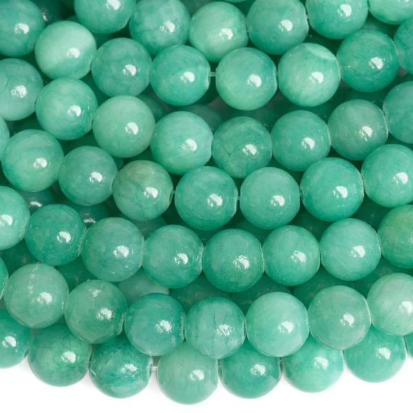 Jadeit mashan gyngyk 8 mm trkiz zsinr