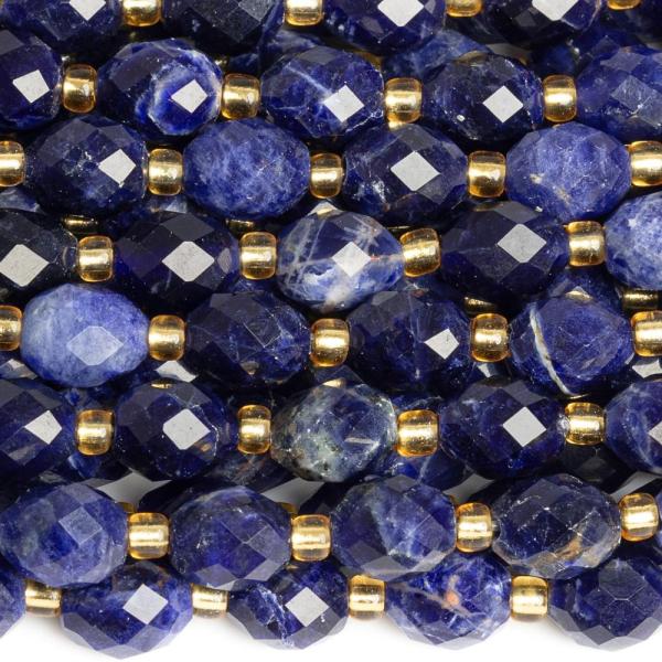 Lpisz lazuli oliva gyngyk 6x8 mm flhossz zsinr