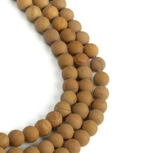 Jaspis-woodgrain-koralky-8mm-matne-snura-2