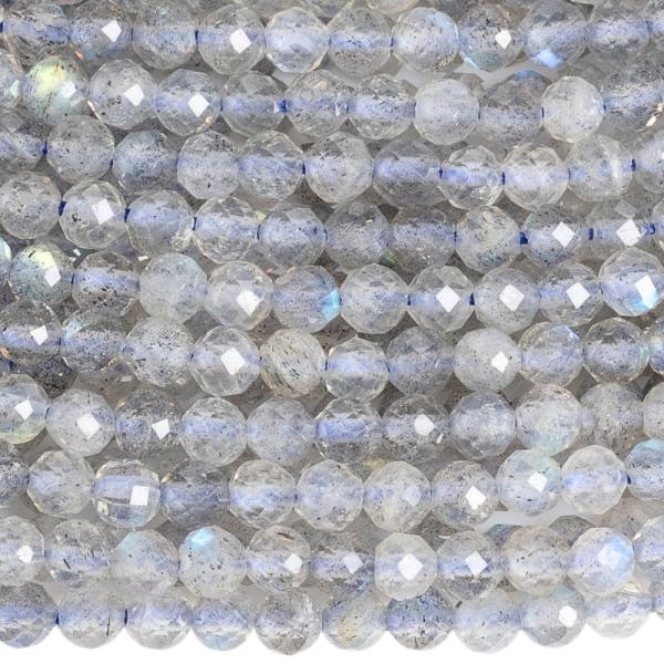 Labradorit gy�ngy�k 3 mm csiszolt zsin�r