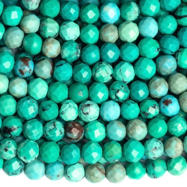 T�rkiz gy�ngy�k 4mm csiszolt f�lhossz� zsin�r