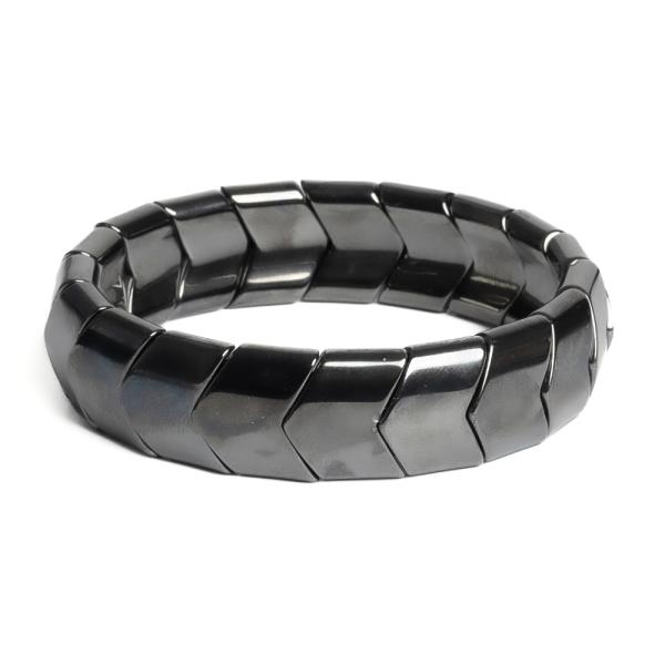 Kark�t� lapos hematit ny�l 15x11 mm 2. oszt�ly