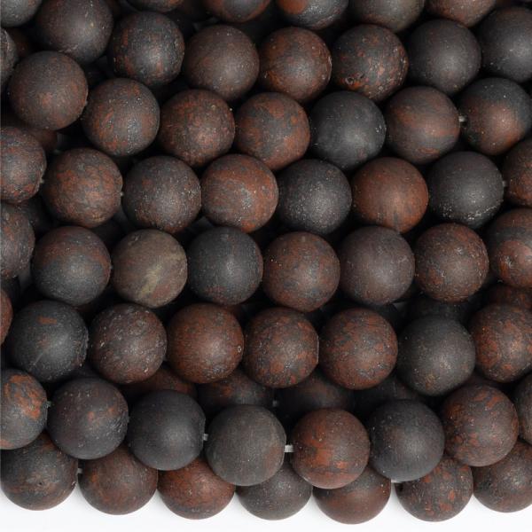 Breccsaj�spis gy�ngy�k 8 mm matt zsin�r