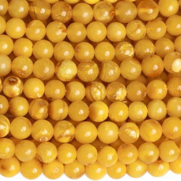 Borosty�n gy�ngy�k 4mm zsin�r