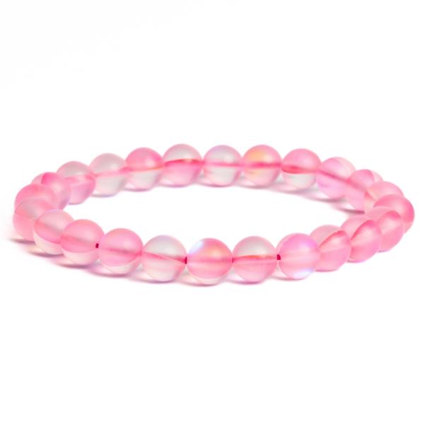 Kark�t� holdk� szintetikus 8 mm vil�gos r�zsasz�n