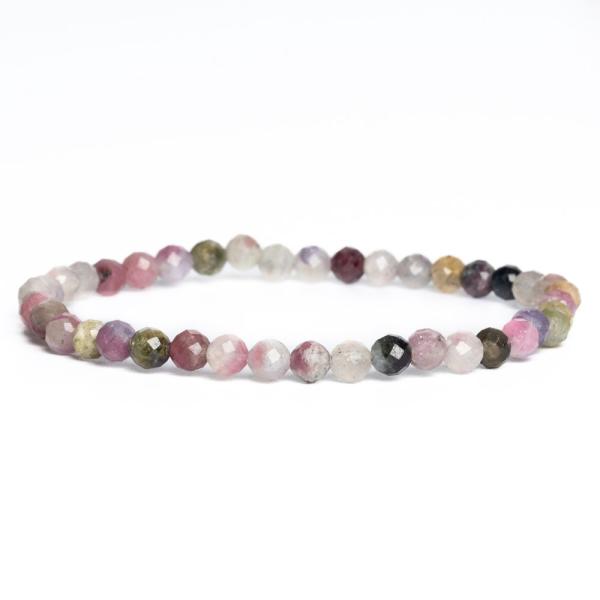 Kark�t� turmalin kevert sz�nek csiszolt 4 mm