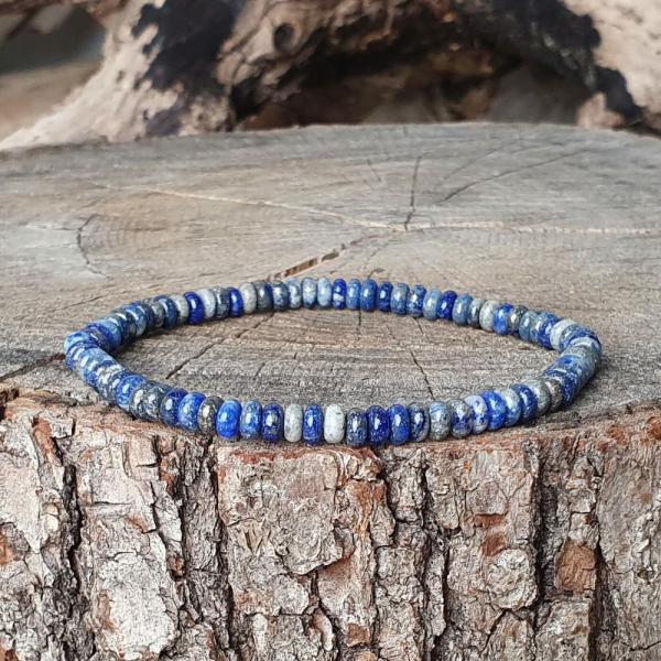 Karkt lpis lazuli 2x4 mm rondell