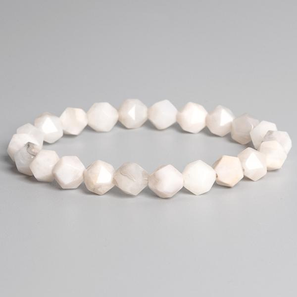 Kark�t� feh�r ach�t 8 mm bicone csiszol�s