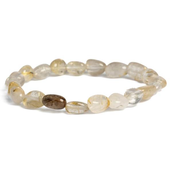 Kark�t� krist�ly arany rutisz�llal nyers gy�ngyszemek 8x10 mm