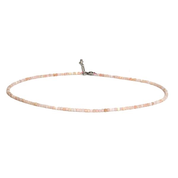 Nyaklnc opl rzsaszn 2-3 mm minikockk