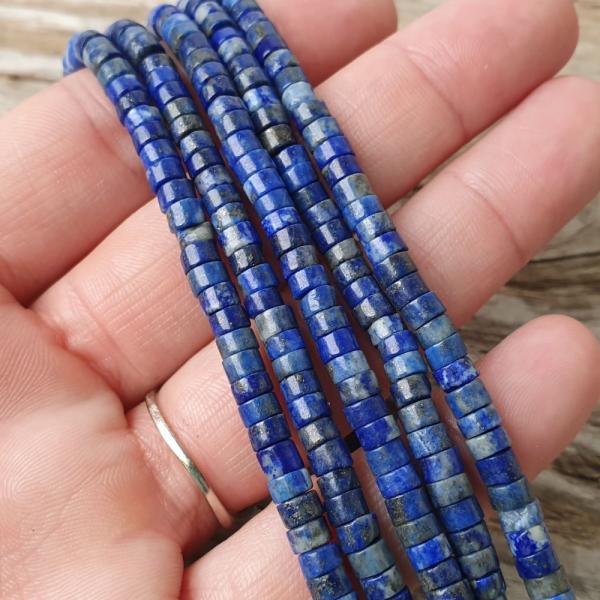 koralky-z-mineralu-lapis-lazuli-heishi-rondelky-modre-zlate-4x2mm-leskle-hladke-splostene-