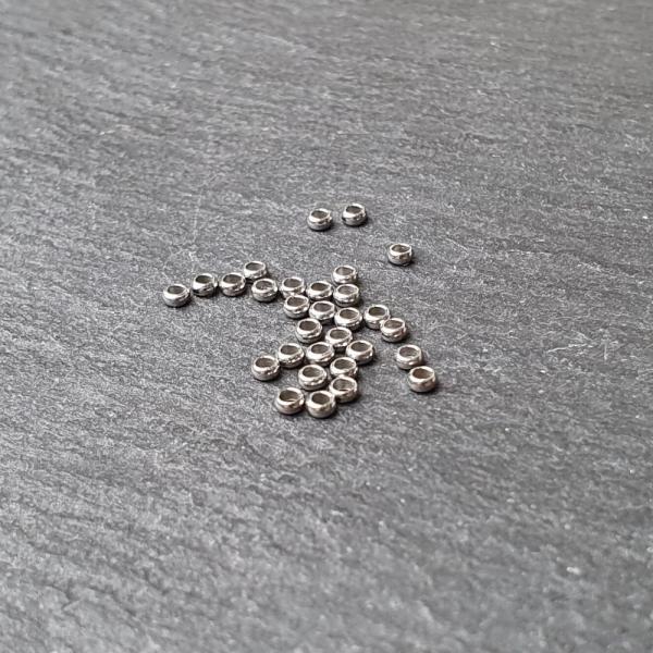 Rondelka korlka 2x1mm nerez 30ks 2